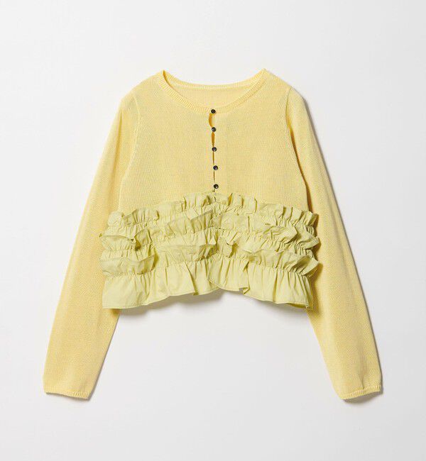 EMMEL REFINES「＜EMMEL REFINES＞EM ドッキングフリル 2WAY ニット」|ニット・セーター|