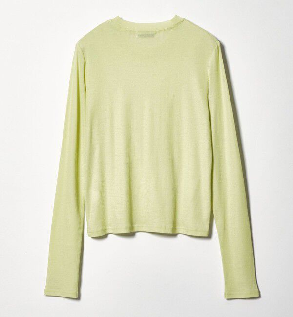 EMMEL REFINES「＜EMMEL REFINES＞EM テレコ クルーネック ロングスリーブ」|Tシャツ・カットソー|