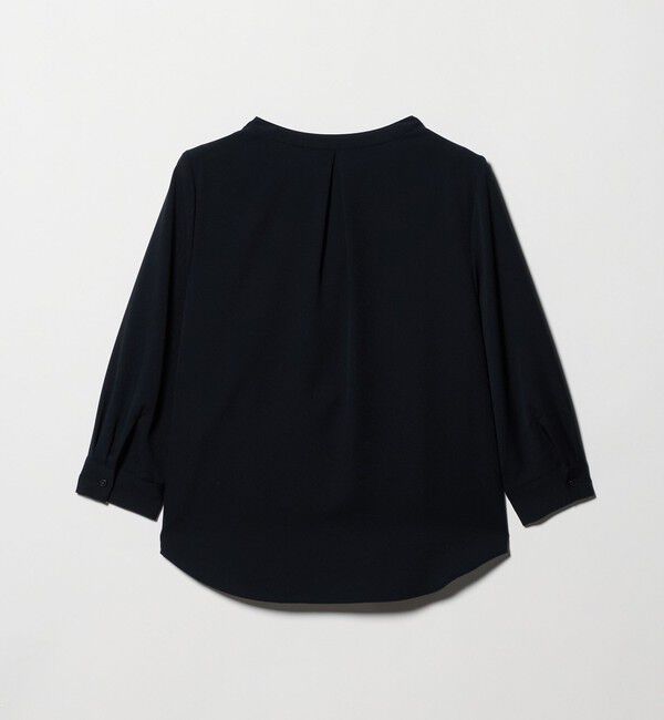 UNITED ARROWS green label relaxing「Vネック 7分袖 ブラウス マシンウォッシャブル」|シャツ・ブラウス|