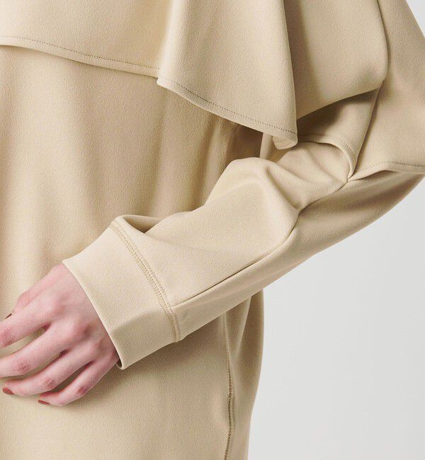 BEAUTY&YOUTH UNITED ARROWS「【WEB限定 Wardrobe DAILY MINIMAL】ケープフリル レイヤーカットソー」|Tシャツ・カットソー|