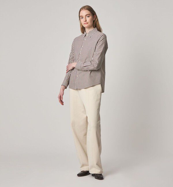 STEVEN ALAN「＜Steven Alan＞コットン キュプラ ストライプ シャツ」|シャツ・ブラウス|