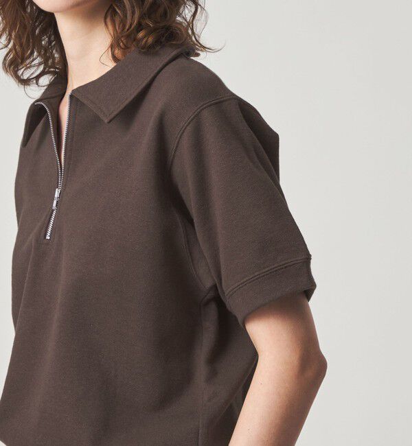 STEVEN ALAN「＜Steven Alan＞コットン スウェット ハーフジップ プルオーバー」|Tシャツ・カットソー|