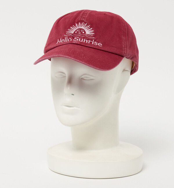 BEAUTY&YOUTH UNITED ARROWS「＜HELLO SUNRISE＞ウォッシュド オリジナル ロゴ キャップ」|キャップ・キャスケット|