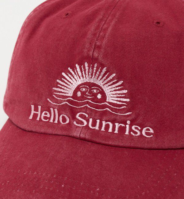 BEAUTY&YOUTH UNITED ARROWS「＜HELLO SUNRISE＞ウォッシュド オリジナル ロゴ キャップ」|キャップ・キャスケット|