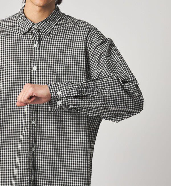 STEVEN ALAN「＜Steven Alan＞ リバティ ギンガムチェック リバースシーム シャツ LOOSE」|シャツ・ブラウス|
