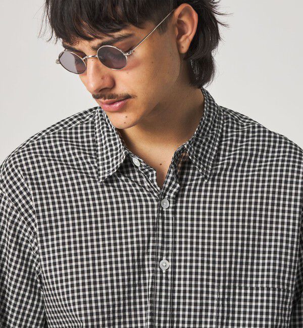 STEVEN ALAN「＜Steven Alan＞ リバティ ギンガムチェック リバースシーム シャツ LOOSE」|シャツ・ブラウス|