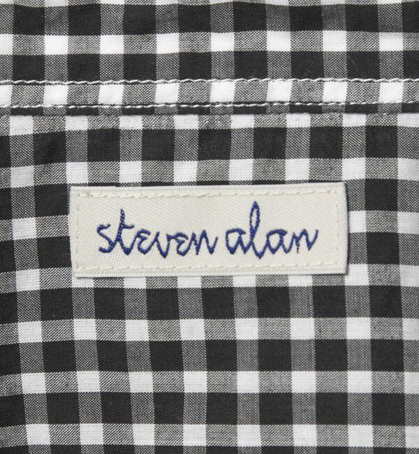 STEVEN ALAN「＜Steven Alan＞ リバティ ギンガムチェック リバースシーム シャツ LOOSE」|シャツ・ブラウス|