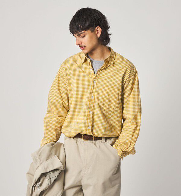 STEVEN ALAN「＜Steven Alan＞ リバティ ギンガムチェック リバースシーム シャツ LOOSE」|シャツ・ブラウス|