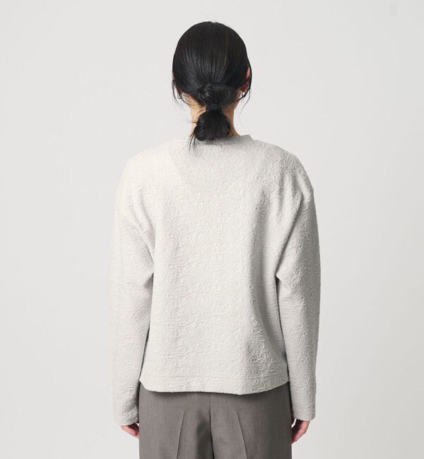 BEAUTY&YOUTH UNITED ARROWS「ジャガード クルーネック プルオーバー」|Tシャツ・カットソー|