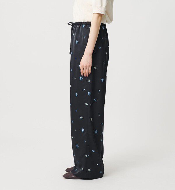 BEAUTY&YOUTH UNITED ARROWS「フラワー エンブロイダリー ドローストリング パンツ ウォッシャブル」|その他|