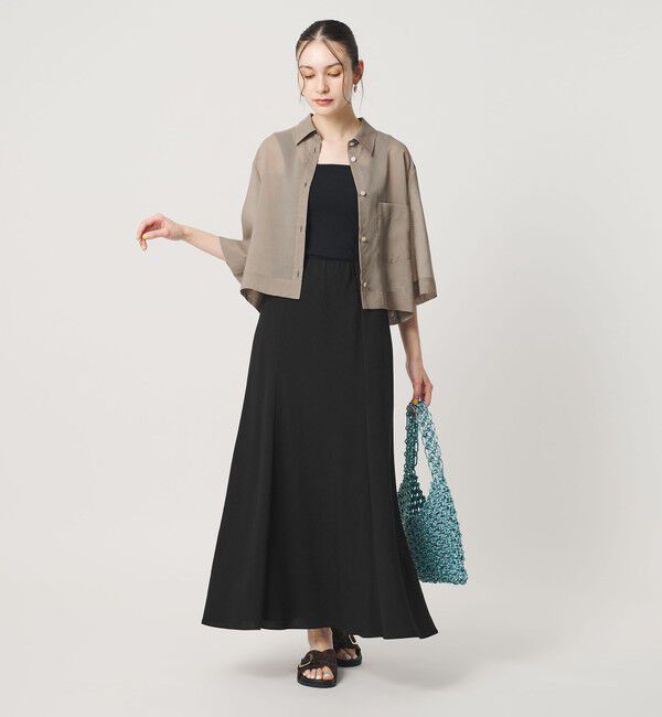 BEAUTY&YOUTH UNITED ARROWS「麻ブレンド バイアス フレアスカート ウォッシャブル」|フレア|