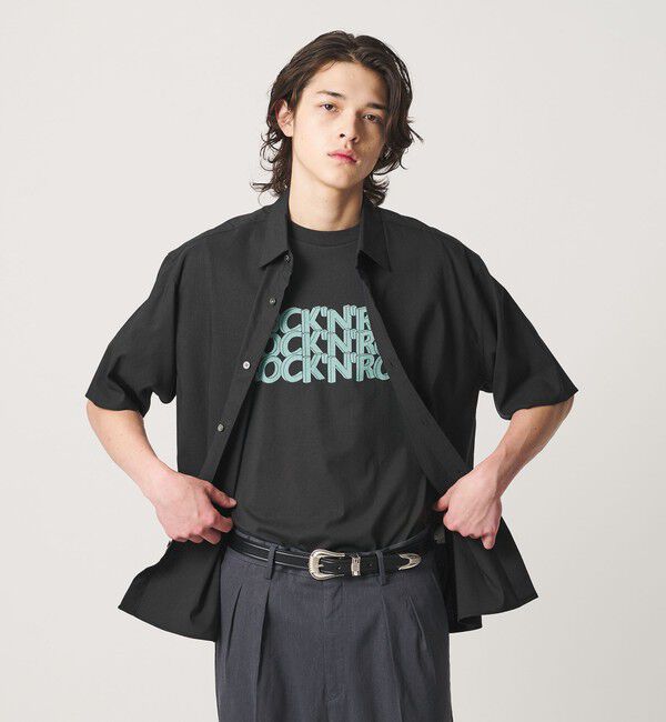 BEAUTY&YOUTH UNITED ARROWS「タンブル リネン スクエア シャツ GRANDE型」|シャツ・ブラウス|