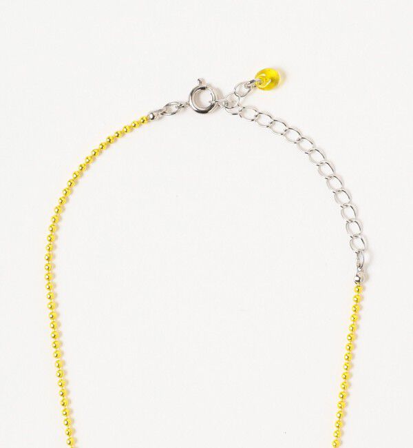 Ray BEAMS 「カラーボール チャーム クマ ネックレス」|ネックレス|