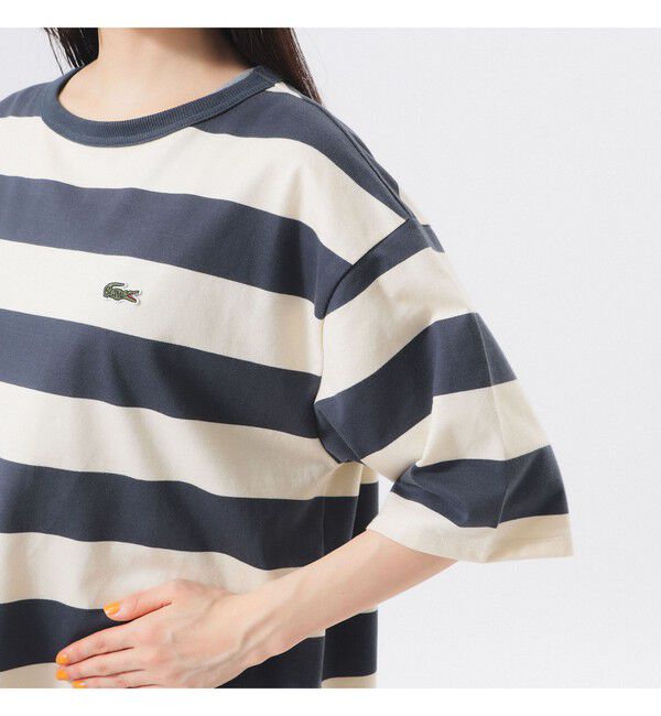 BEAMSBOY「【別注】LACOSTE / ボーダー Tシャツ」|Tシャツ・カットソー|