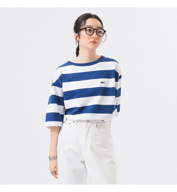 BEAMSBOY「【別注】LACOSTE / ボーダー Tシャツ」|Tシャツ・カットソー|