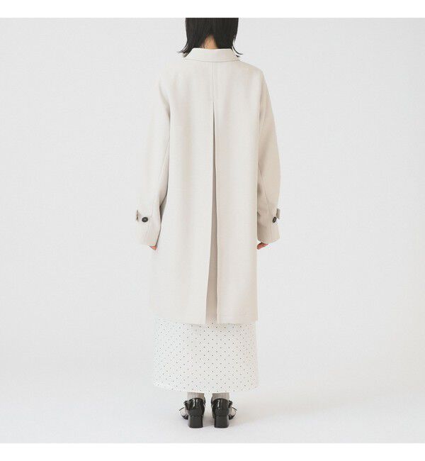 Ray BEAMS 「ダブルクロス ステンカラー コート」|ステンカラーコート|