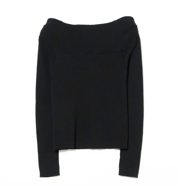 Ray BEAMS 「リブ オフショルダー ニット」|ニット・セーター|