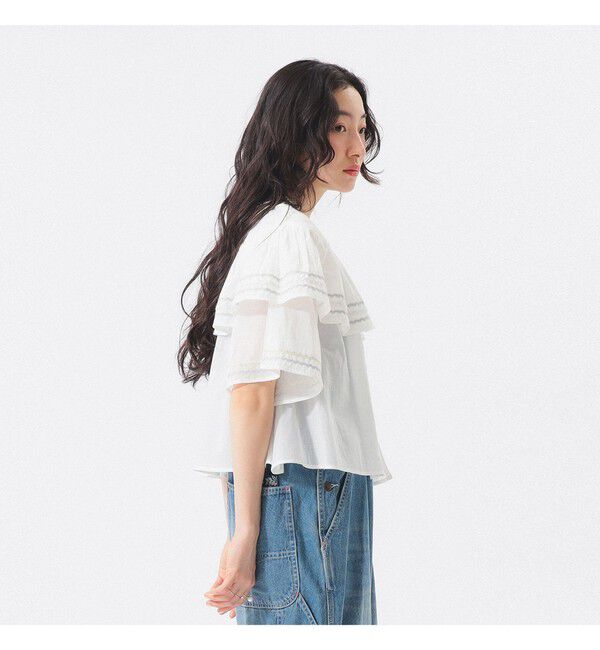 BEAMSBOY「【別注】trepied / ティアード ブラウス」|シャツ・ブラウス|