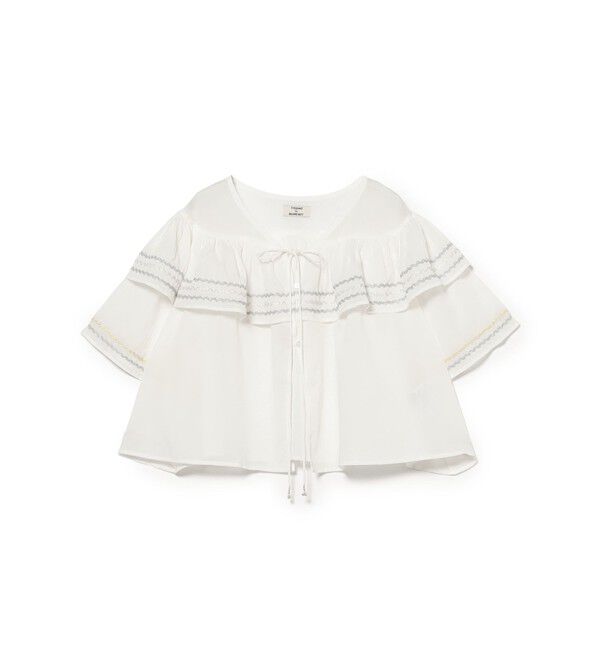 BEAMSBOY「【別注】trepied / ティアード ブラウス」|シャツ・ブラウス|