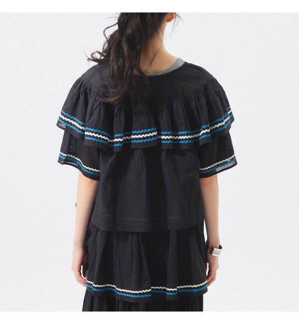 BEAMSBOY「【別注】trepied / ティアード ブラウス」|シャツ・ブラウス|