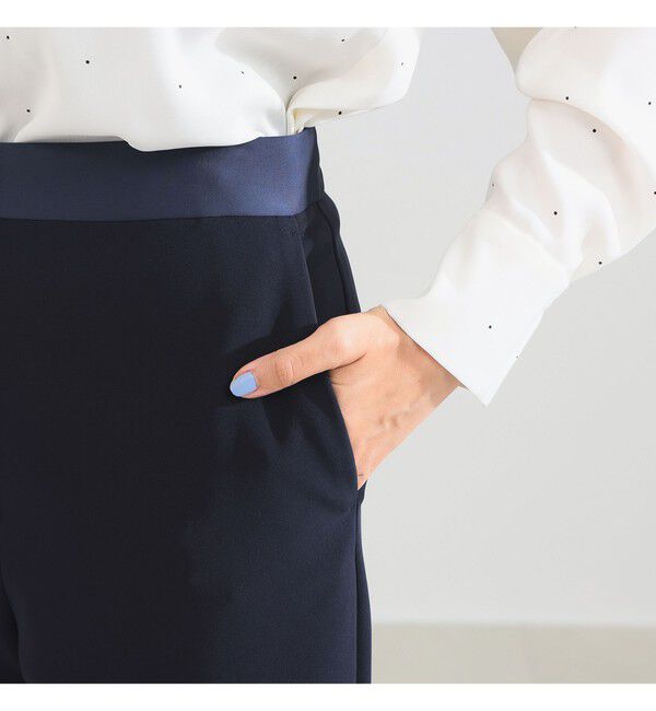 Demi-Luxe BEAMS 「ストレート クリース パンツ」|チノ|