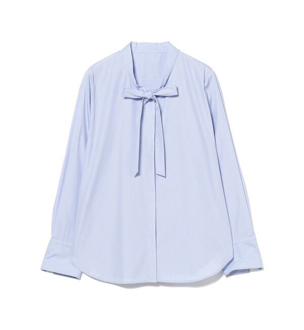 Demi-Luxe BEAMS 「コットン リボンタイ シャツ」|シャツ・ブラウス|