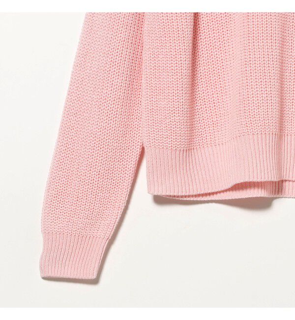 Demi-Luxe BEAMS 「5ゲージ コットン 畦編み プルオーバー」|ニット・セーター|