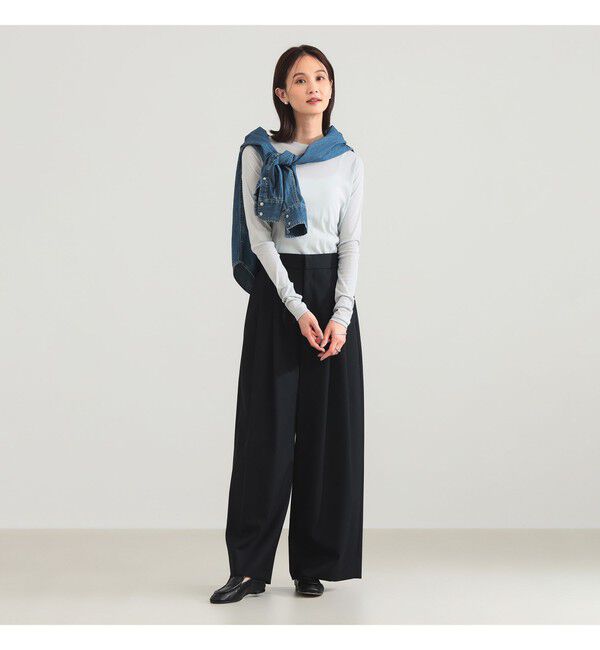 Demi-Luxe BEAMS 「コットン ハイツイストシアー Tシャツ」|Tシャツ・カットソー|