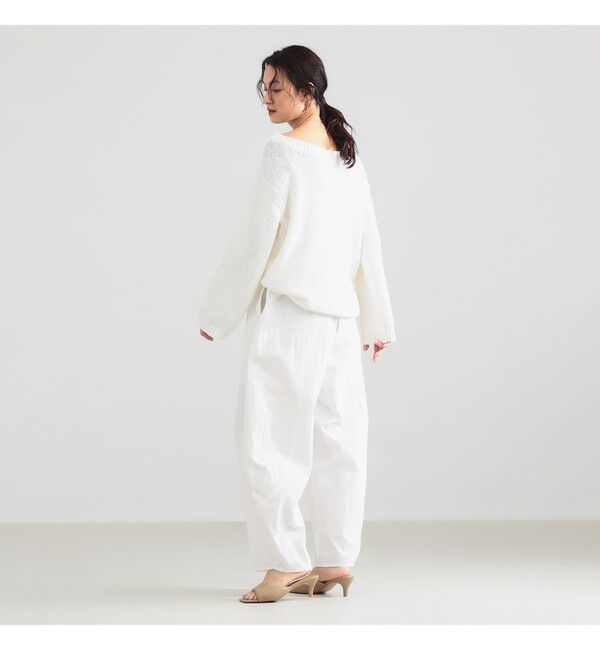 Demi-Luxe BEAMS 「コットン ローゲージ ロングスリーブ プルオーバー」|ニット・セーター|