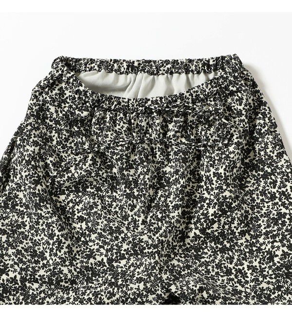 Demi-Luxe BEAMS 「プチフラワー プリント イージーパンツ」|チノ|