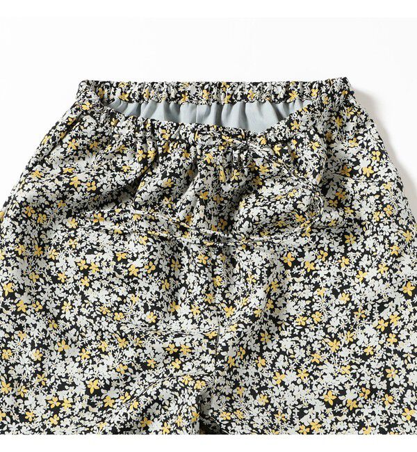 Demi-Luxe BEAMS 「プチフラワー プリント イージーパンツ」|チノ|