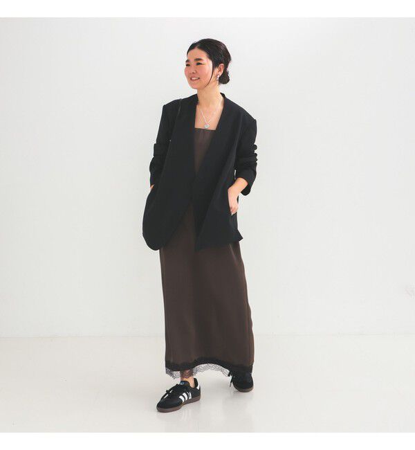 Demi-Luxe BEAMS 「リバーレース キャミソール ワンピース」|ワンピース|