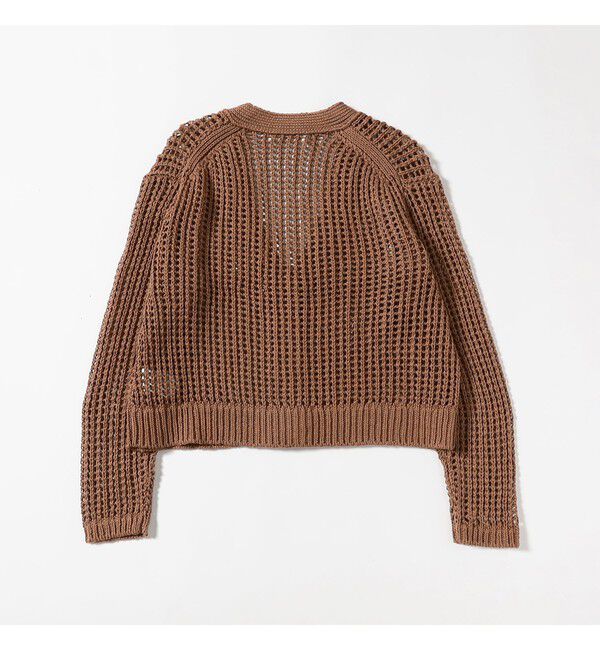Demi-Luxe BEAMS 「3ゲージ コットン メッシュ カーディガン」|ニット・セーター|