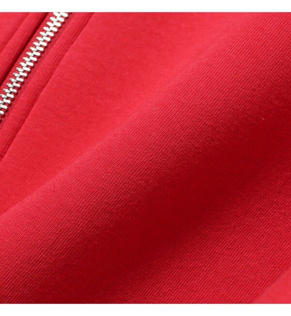 BEAMS「フルフェイス ジップアップ フーディ 【ワイドショートフィット】」|スウェット・ジャージ|