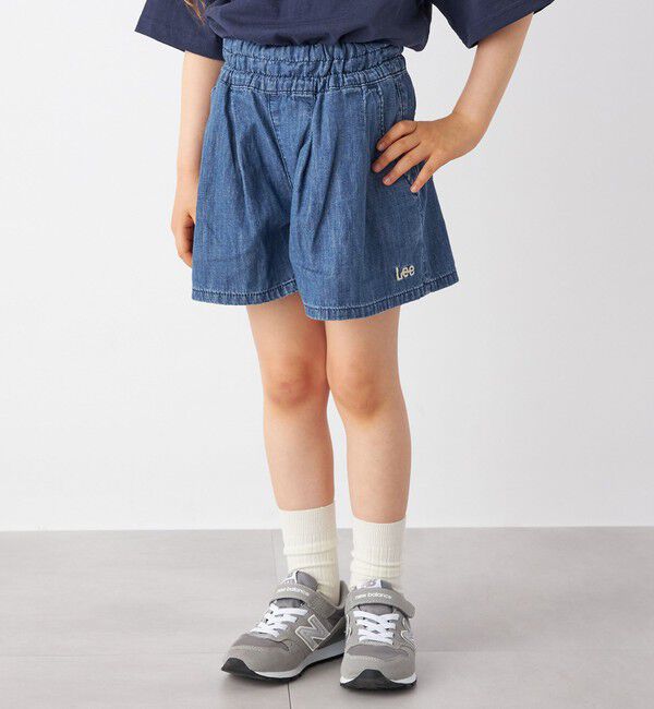 SHIPS any「Lee:ライト デニム キュロット <KIDS>◇」|キュロット|ブルー