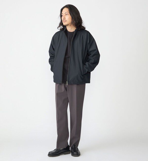 SHIPS「SHIPS:〈洗濯機可能〉ポンチ 裏フリース ストレッチ ブルゾン」|ブルゾン・スタジャン|