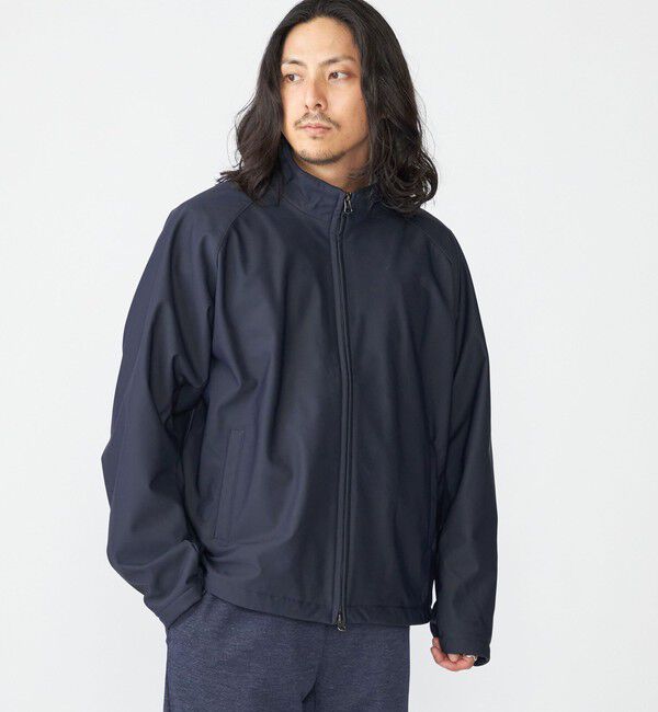 SHIPS「SHIPS:〈洗濯機可能〉ポンチ 裏フリース ストレッチ ブルゾン」|ブルゾン・スタジャン|