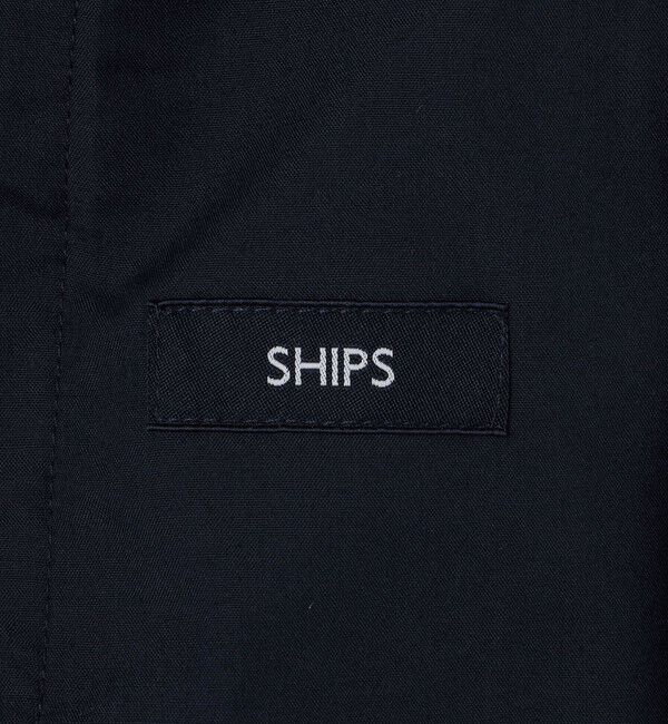 SHIPS「SHIPS:〈洗濯機可能〉ポンチ 裏フリース ストレッチ ブルゾン」|ブルゾン・スタジャン|