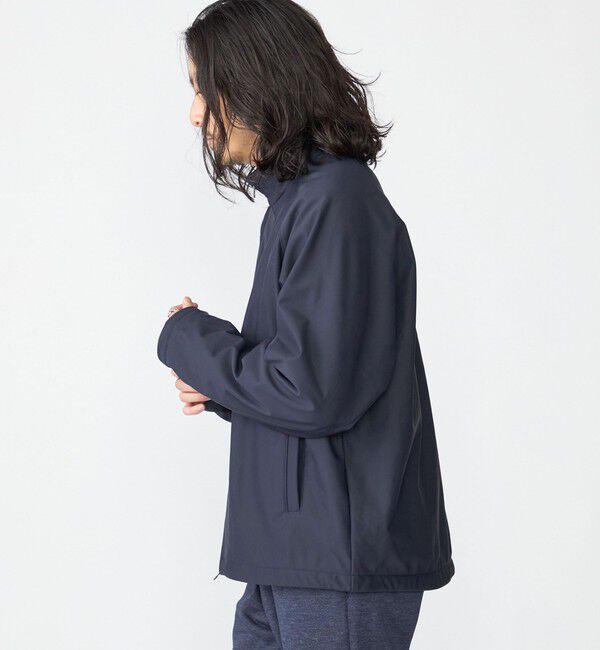 SHIPS「SHIPS:〈洗濯機可能〉ポンチ 裏フリース ストレッチ ブルゾン」|ブルゾン・スタジャン|