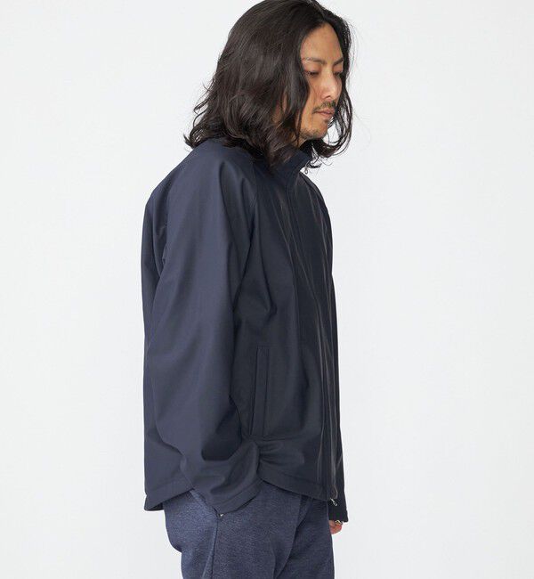 SHIPS「SHIPS:〈洗濯機可能〉ポンチ 裏フリース ストレッチ ブルゾン」|ブルゾン・スタジャン|