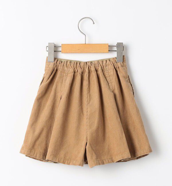 SHIPS KIDS「SHIPS KIDS:100～130cm /コーデュロイ プリーツ キュロット」|キュロット|