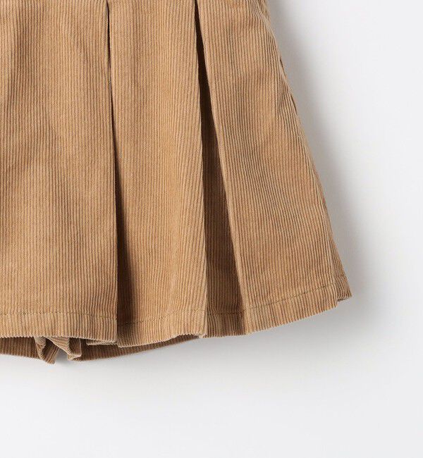 SHIPS KIDS「SHIPS KIDS:100～130cm /コーデュロイ プリーツ キュロット」|キュロット|