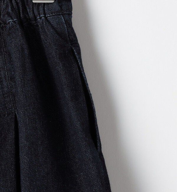 SHIPS KIDS「SHIPS KIDS:100～130cm /デニム プリーツ キュロット」|キュロット|