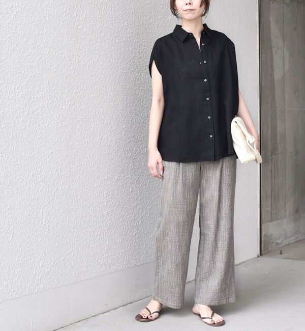 SHIPS Colors 「《予約》SHIPS Colors:〈手洗い可能〉バンピー スラブ チェック イージーパンツ◆」|その他|