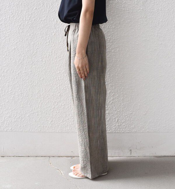 SHIPS Colors 「《予約》SHIPS Colors:〈手洗い可能〉バンピー スラブ チェック イージーパンツ◆」|その他|