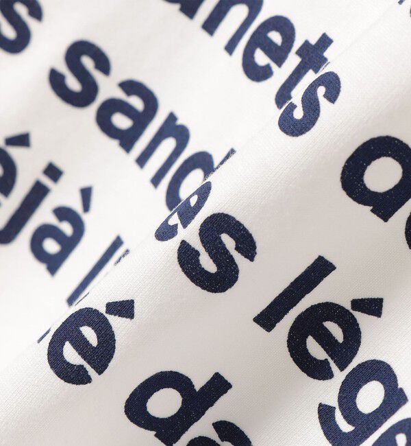 SHIPS for women「SHIPS Primary Navy Label:PALM TREE ラバー プリント TEE」|Tシャツ・カットソー|