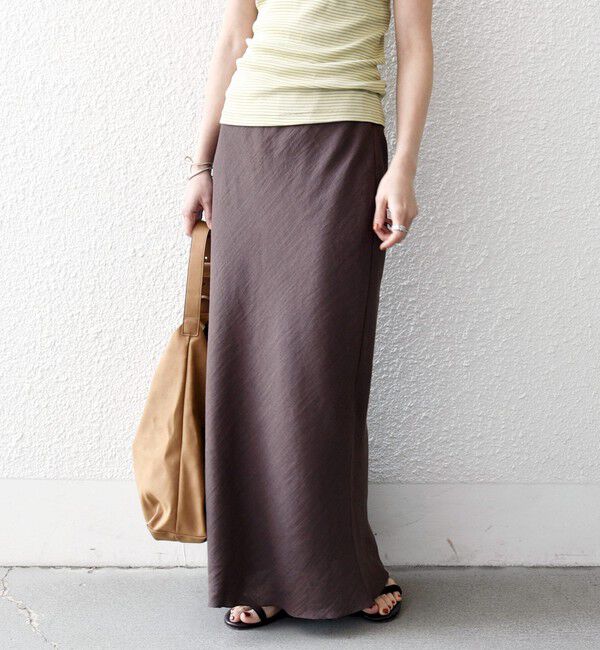 SHIPS any「《予約》SHIPS any:〈洗濯機可能〉メッシュ ナロー スカート」|スカート|