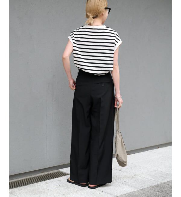 OUTDOOR PRODUCTS Usual Things「WEB限定追加 ORDINARY タックワイドスラックス」|スラックス|