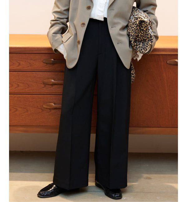 OUTDOOR PRODUCTS Usual Things「WEB限定追加 ORDINARY タックワイドスラックス」|スラックス|