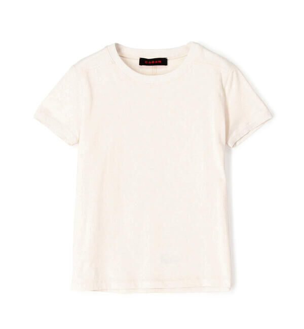 CABaN「コットン リブコンビクルーネックプルオーバー」|Tシャツ・カットソー|